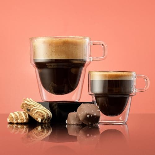 JoyJolt Stoiva 5 oz. Insulated Espresso Cups – Set of 4