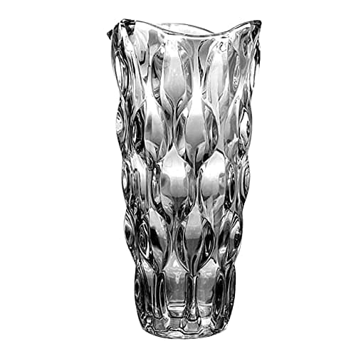 Ultimate Handmade Crystal Glass Gray Flower Vase