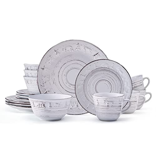 Pfaltzgraff Trellis White 16-Piece Dinnerware Set for 4 — White