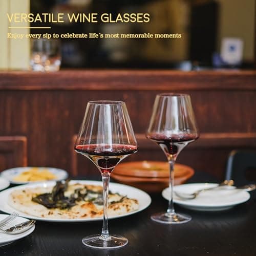 17.5oz Premium Crystal Wine Glass Set – Unique Gift for Special Occasions