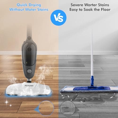 Steam Mop - Powerful Handheld Floor Steamer with 11 Accessories, Multi-Purpose for Home Cleaning
