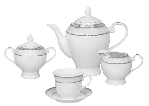 Lorren Home Trends Ballo 57-Piece Porcelain Dinnerware Set for 8