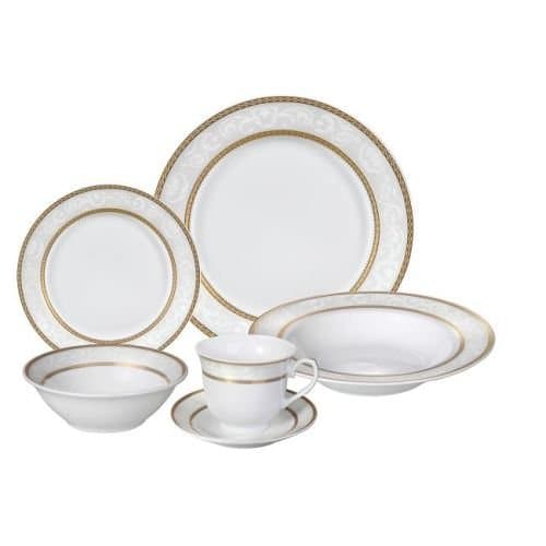 Amelia Dinner Set, Gold
