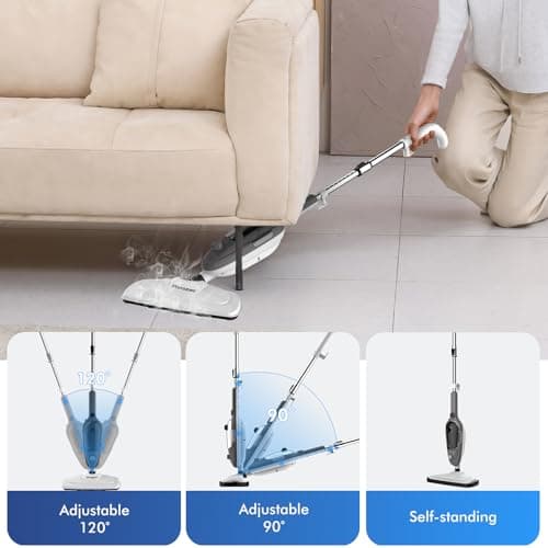 Steam Mop - Powerful Handheld Floor Steamer with 11 Accessories, Multi-Purpose for Home Cleaning