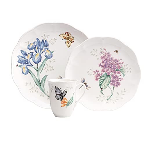 Lenox Butterfly Meadow 18-Piece White Dinnerware Set