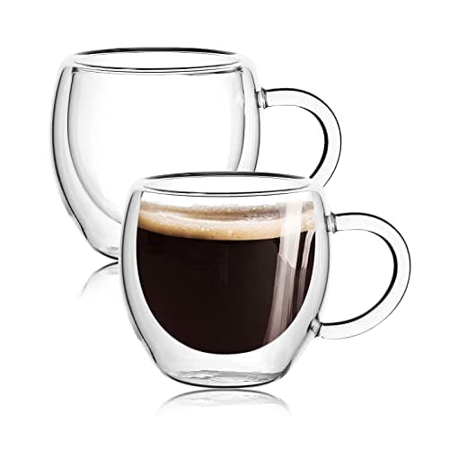 4-Pack 2.5 Oz Insulated Espresso Cups with Handle — 2.5oz-2Pack