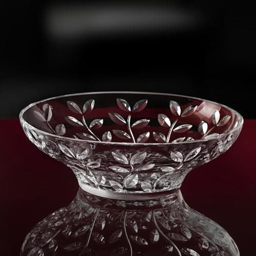 RCR by Lorren Home Trends Laurus Crystal Round Bowl, One Size