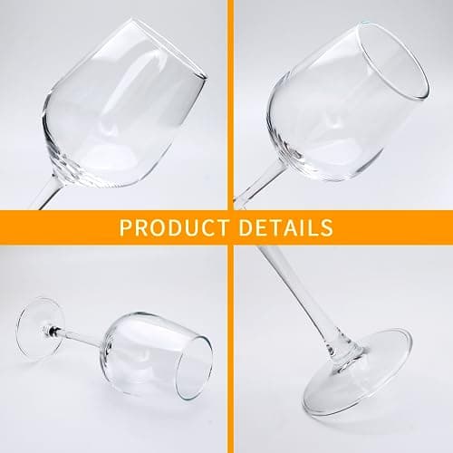 High-end 12oz Red Wine Glasses Set, Perfect for Banquets, Weddings & Gifts