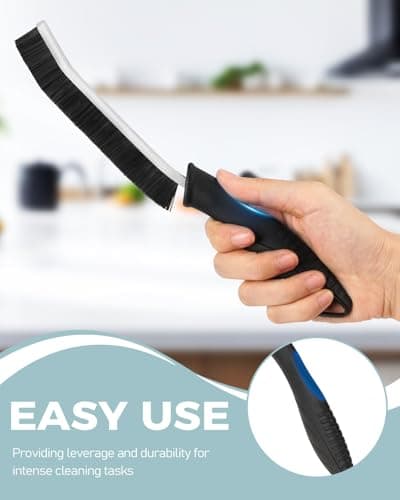 SXhyf Hard Bristle Crevice Cleaning Brush - Multifunctional Gap Scrubber for Home, Bathroom, Kitchen, Windows, Faucets,