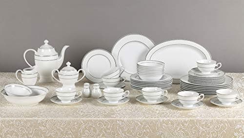 Lorren Home Trends Cosmo-57 Dinnerware Set for Entertaining