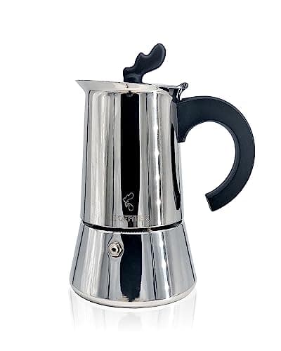 Stainless Steel Stovetop Espresso Maker, Italian Coffee, 10 Cups