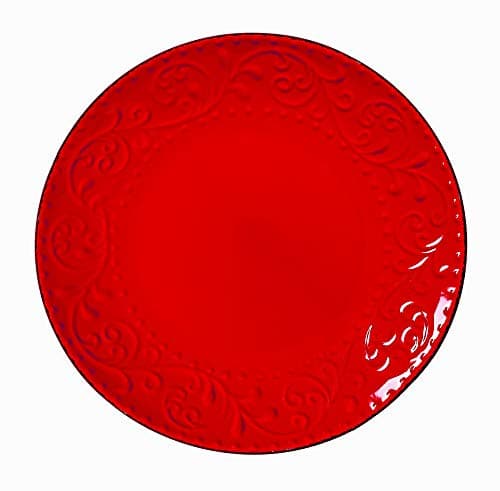 Lorren Home Trends Red Dinnerware Set for Entertaining