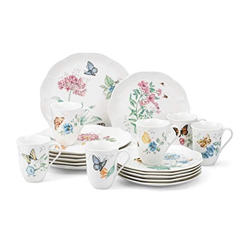 Lenox Butterfly Meadow White Tea Set for 2