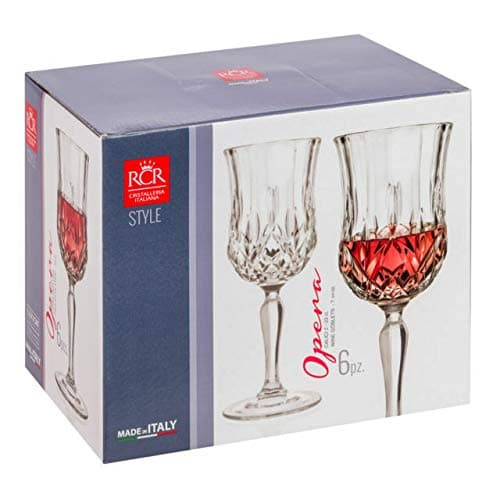 Crystal Water Glass Set of 6