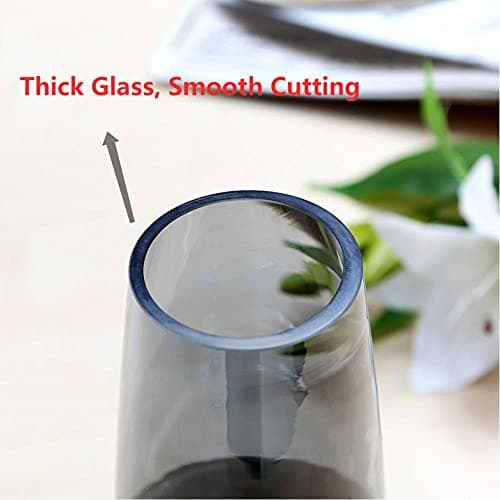 Modern Crystal Glass Vase for Home, Office, and Wedding Decor