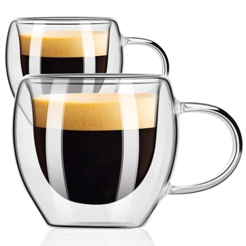 PARACITY Double Walled Espresso Shot Glass Set of 2