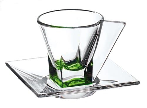 Fusion Crystal Multicolor Espresso Set