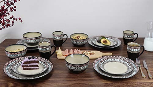 Lorren Home Trends Glazed Dinnerware Set