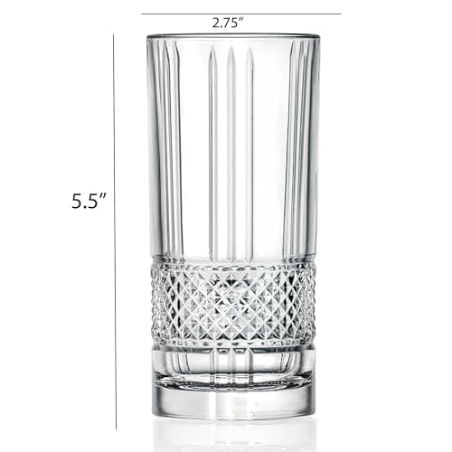 Lorren Home Trends High Ball Glass Set of 6