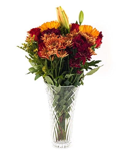 Handsfree Crystal Flower Vase, 16 x 16 x 30.25 cm