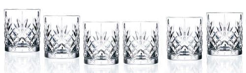 Crystal Melodia Collection Double Old Fashioned Glasses