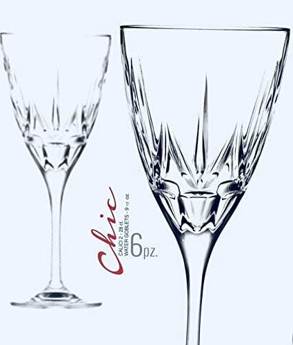 Lorren Home Trends Chic White Wine Goblets (Set of 6)