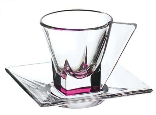 Fusion Crystal Multicolor Espresso Set