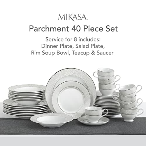 Mikasa Parchment Dinnerware Set for 8