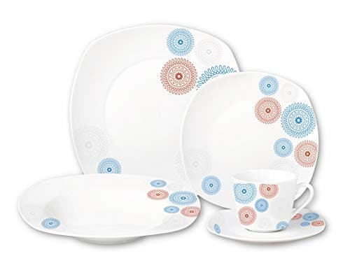 Lorren Home Trends LH451 Blue Dinner Sets for Gatherings