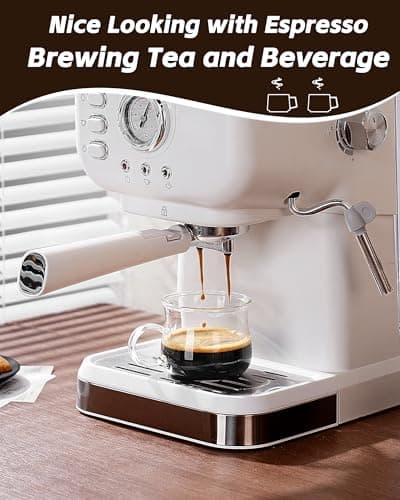 4-Piece Clear Espresso Cup Set, 5 Ounces, Machine Accessories