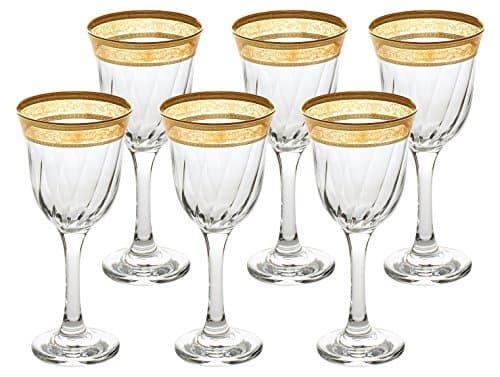 Melania Collection Multicolored Glass Set - Set of 6 — Amber