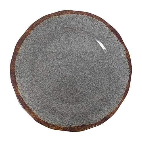 Gianna's 12-Piece Rustic Farmhouse Dinnerware Set (Gray)