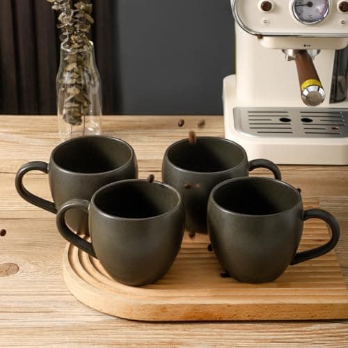 Ceramic Coffee Mugs Set of 4 for Christmas Gifts