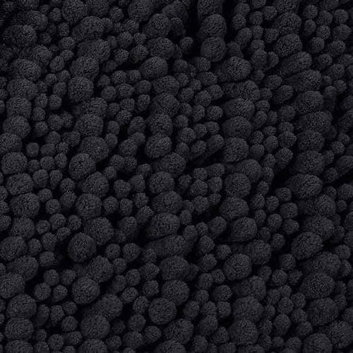 Yimobra Large Grey Non-Slip Bath Rug Mat — Black