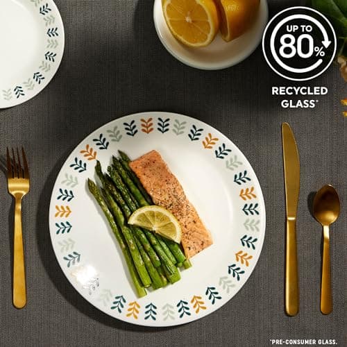 Corelle Anders Vitrelle 18 Piece Glass Dinnerware Set for 6