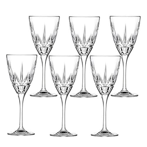 Lorren Home Trends Chic White Wine Goblets (Set of 6)