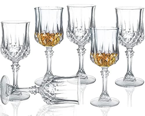Stemless Glasses for Sherry, Port, Crystal Shot, Limoncello - 1.75 oz (Set of 6)