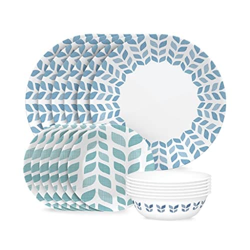 Corelle Vitrelle Timber Shadows 18-Piece Service for 6 Dinnerware Set — Northern Pines