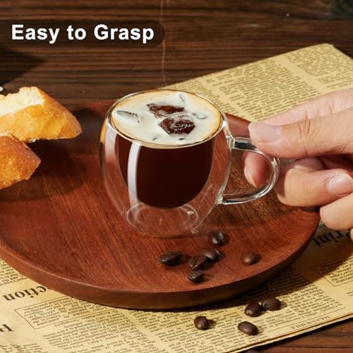 PARACITY Double Walled Espresso Shot Glass Set of 2