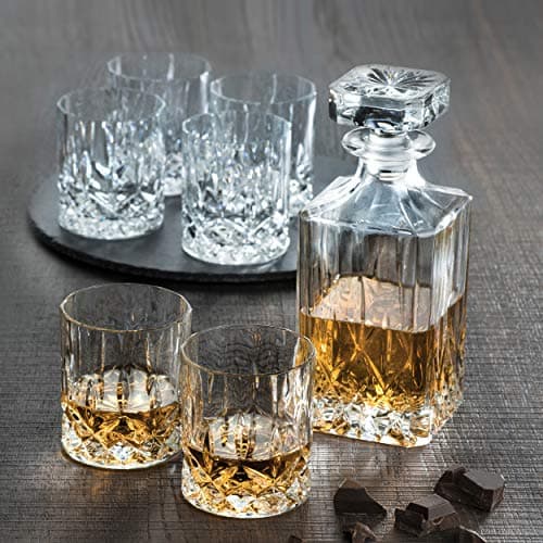 Lorren Home Trends RCR Opera Whiskey Set, 7-Piece