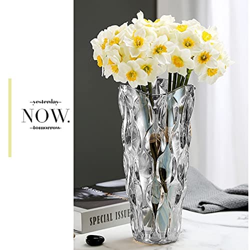 Ultimate Handmade Crystal Glass Gray Flower Vase