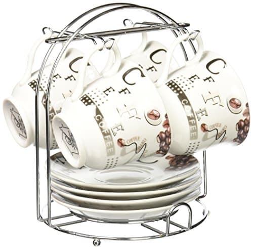 Tea/Coffee Set, Brown for Lorren Home Trends