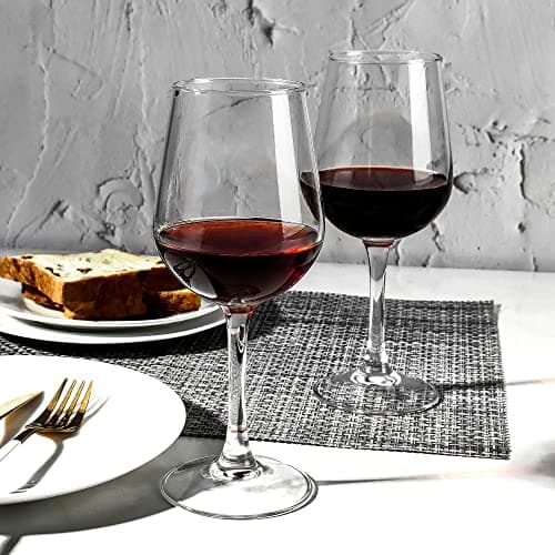 Elegant Red Wine Glasses Set of 8, 15 oz, Durable & Stylish for Special Occasions
