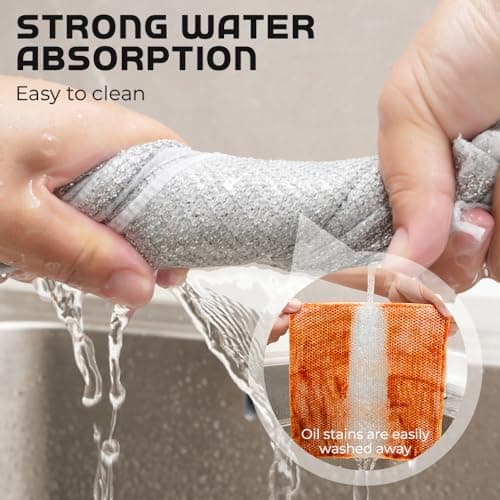 2024 Premium Reusable Non-Scratch Wire Dishcloth for Scrubbing Sinks and Dishes (5)