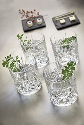 Crystal Melodia Collection Double Old Fashioned Glasses