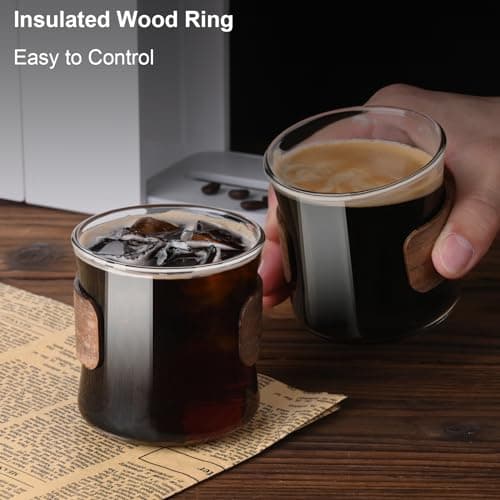 PARACITY Borosilicate Espresso Shot Glass Set of 2
