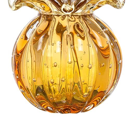 Murano Crystal Vases for Flowers - Elegant Decorative Centerpiece & Small Crystal Vase for Home Decoration - 4.72x4.72 Inches