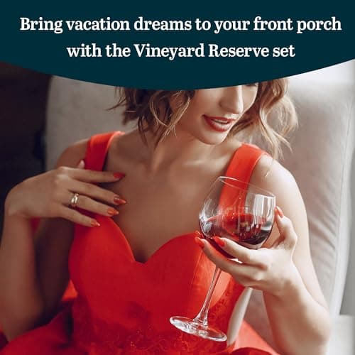 Libbey Vineyard Reserve Red & White Wine Glass Set, Lead-Free Party Gifts