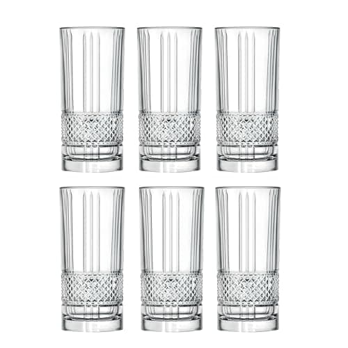 Lorren Home Trends High Ball Glass Set of 6
