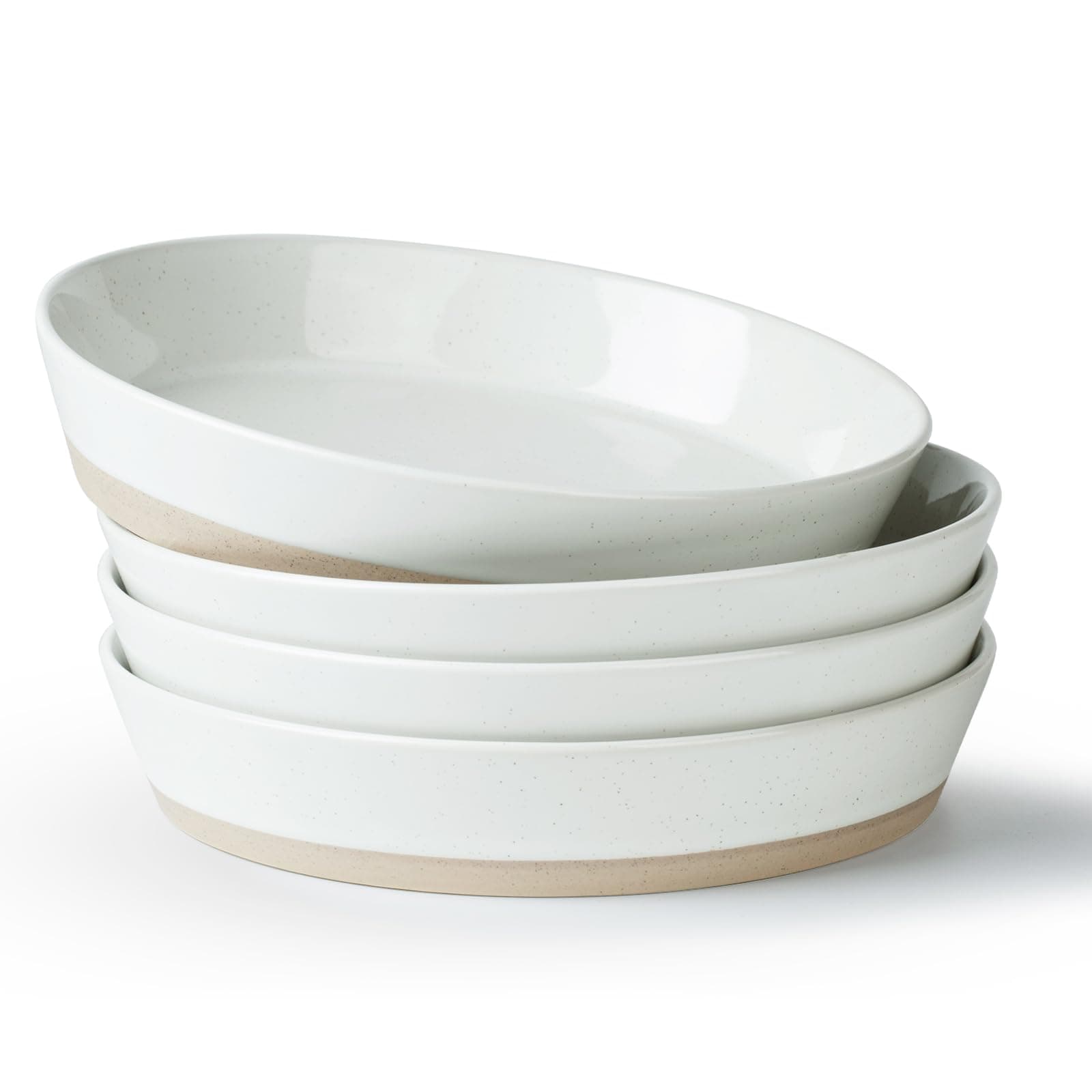 Famiware Saturn 4-Piece Pasta Bowls Set, White